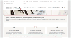 Desktop Screenshot of profesoryale.com