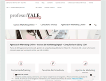 Tablet Screenshot of profesoryale.com